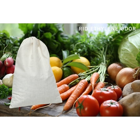 Treats 300 Sq Ft.to Keep Fruits & Vegetables Fresher SMELLEZE Reusable Ethylene Gas Absorber Pouch Treats 300 Sq Ft.to Keep Fruits & Vegetables Fresher SMELLEZE Reusable Ethylene Gas Absorber Pouch